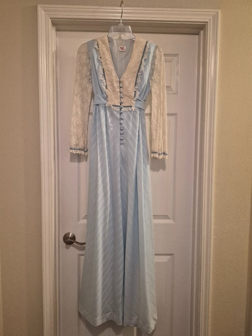 Vintage 1970's Candi Jones Prairie Style Dress